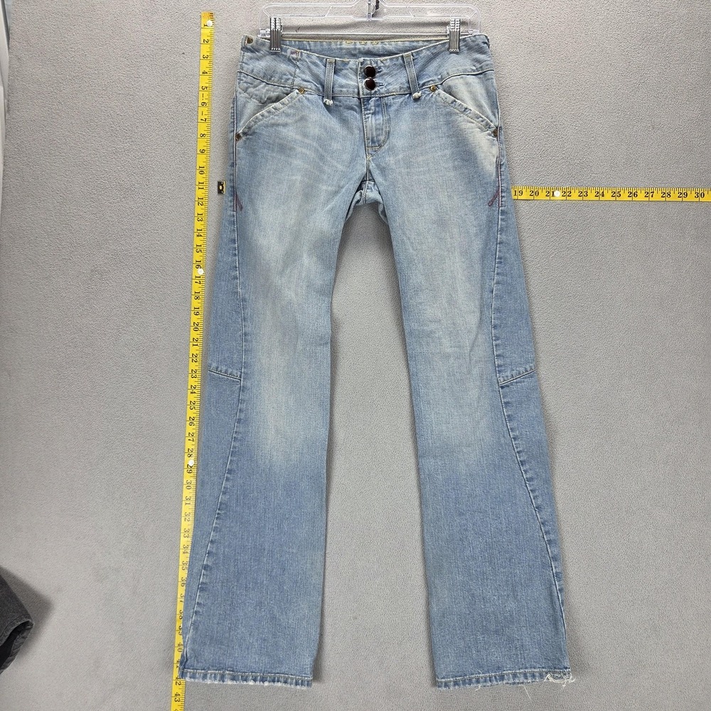 Vintage Levis Engineered Jeans Womens Blue Twisted Zip Fly Fits 30x32